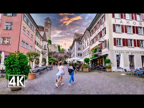 Rapperswil-Jona Switzerland 🇨🇭 the city of roses on the upper part of Lake Zurich