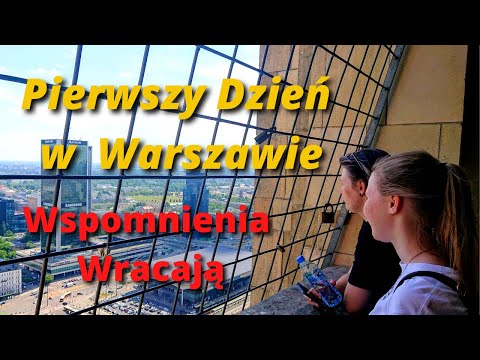 Pierwszy Dzień w Warszawie  -  Złote Tarasy -  30 Piętro Płacu  Kultury  i  Nauki  -  Wspomnienia 🤗🤗