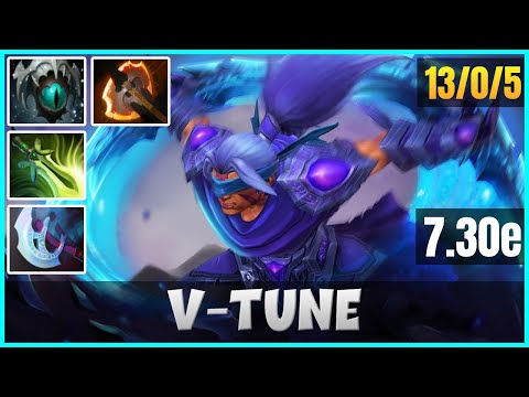 V-Tune Anti-Mage Patche 7.30e | Full Match Gameplay