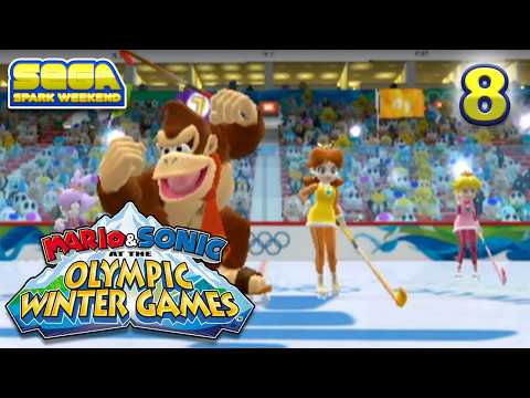 Mario & Sonic at the Olympic Winter Games | 8 | DK Harem | Sega Spark Weekend #gamersintel #olympics