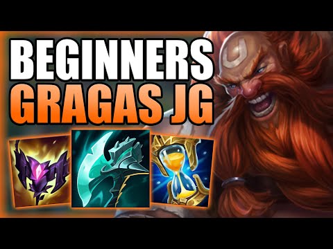 HOW TO PLAY GRAGAS JUNGLE & CARRY FOR BEGINNERS IN S12! - Best Build/Runes Guide - League of Legends