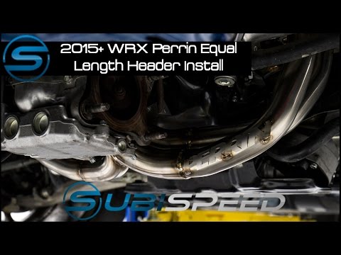 Subispeed - 2015 WRX Perrin Equal Length Header Install