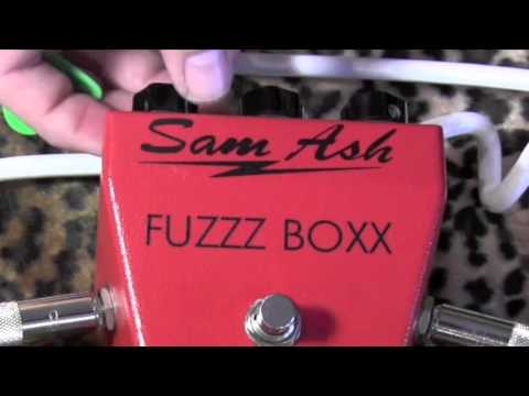 Sam Ash FUZZZ BOXX reissue pedal demo with RS Guitarworks Tele
