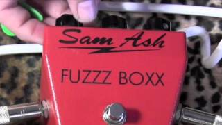 Video thumbnail for Sam Ash FUZZZ BOXX reissue pedal demo with RS Guitarworks Tele by gearmanndude
