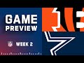 Cincinnati Bengals vs. Dallas Cowboys Week 2 Preview | 2022 NFL Season
