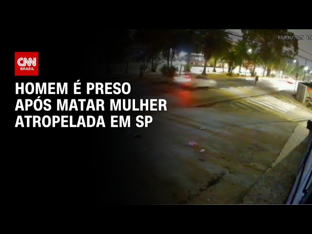 Homem é preso após matar mulher atropelada em São Paulo | LIVE CNN