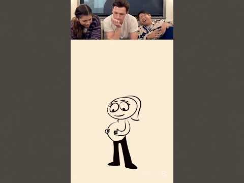 Try not to laugh part 49 #tomholland #funnyvideo #reactionvideo #animation #trynottolaugh