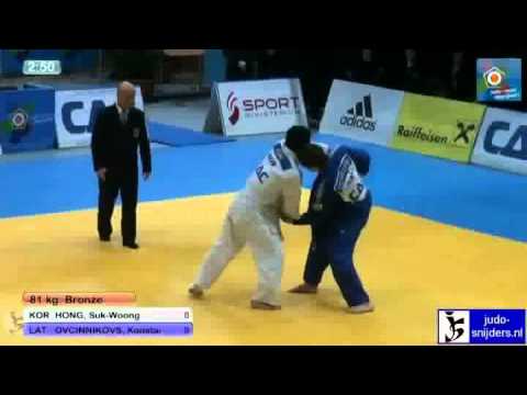 Suk-Woong Hong (KOR) - Konstantins Ovcinnikovs (LAT) [-81kg] bronze