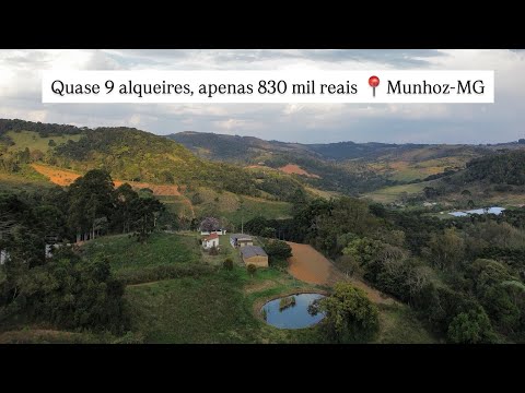 Quase 9 alqueires em Munhoz-MG R$830 mil reias chame agora e saiba mais