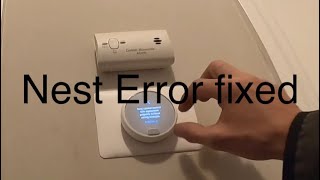 Nest thermostat reading a fault “problem with a wire” diagnose and repair.