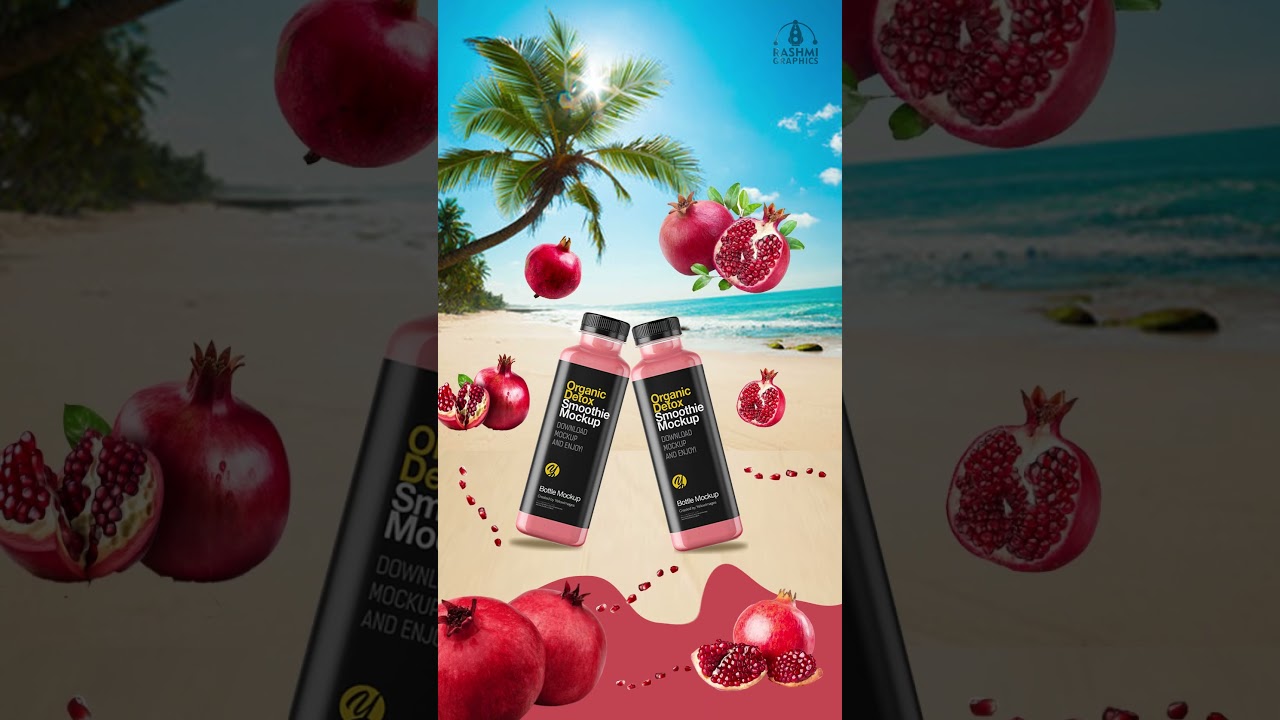 Pomegranate Juice |  Motion Graphics | After Effects | Animations | Transitions | Food Product Ad