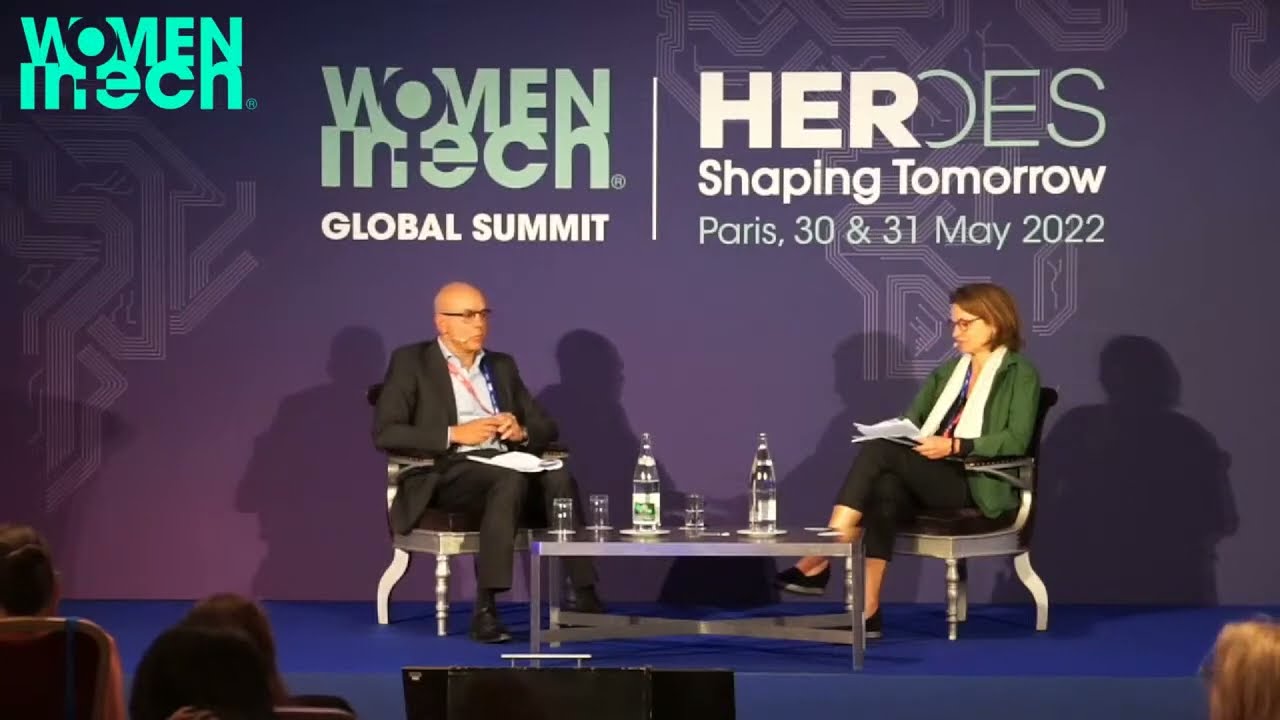 Franck Le Meur and Florence Gaudry-Perkins at the Women in Tech Global Summit
