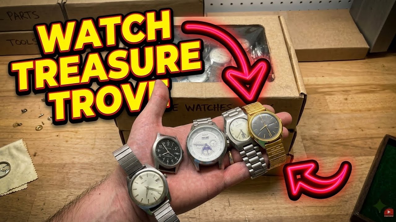 I paid $300 for a box of vintage watches! Collection haul!