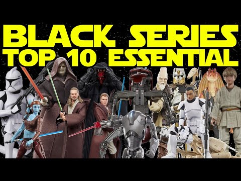 Top 10 ESSENTIAL Star Wars Black Series Action Figures (PREQUEL TRILOGY EDITION)