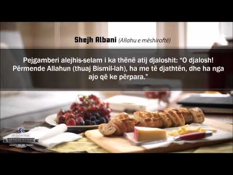 A është heshtja prej edukatës gjatë ngrënies? Shejh Albani