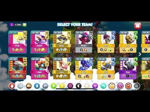 My new Dungeon team get 2000+ stepping stones | Dragon Mania Legends