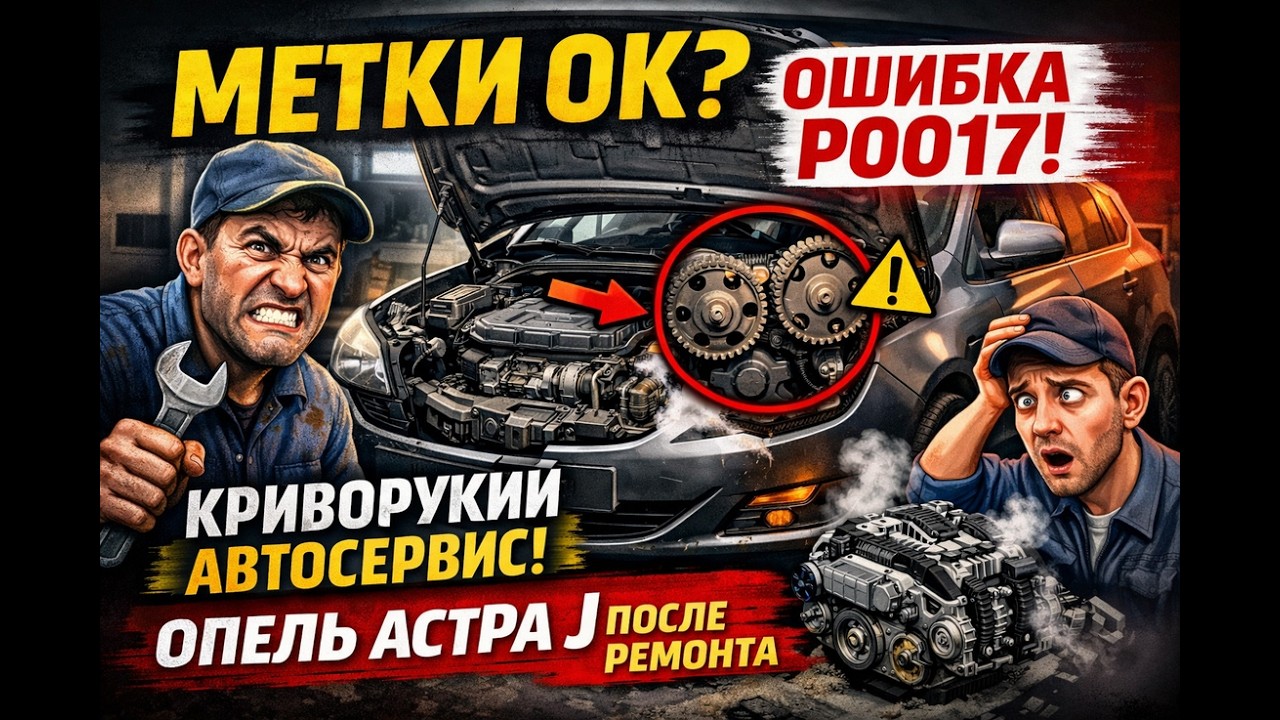 p0016 p0017 opel astra j