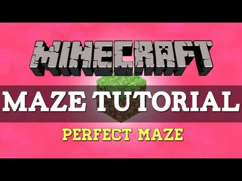 Minecraft Xbox 360: How to make a simple perfect maze (Tutorial)