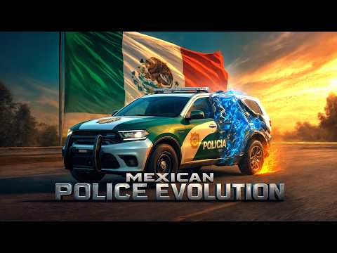 Evolution of Mexican Police Cars with AI Transformations – From Ford Model T to 2025!