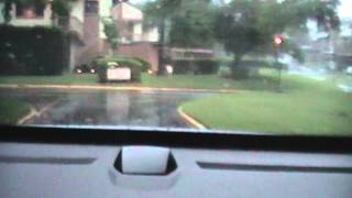preview picture of video 'TROPICAL STORM DEBBIE DRIVING BEACON WOODS  HUDSON FLORIDA PASCO COUNTY PART 10'