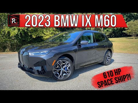 Thumbnail for The 2023 BMW iX M60 Is A Quicker & Less Expensive Electric X5M Sized SUV by BMW iX
