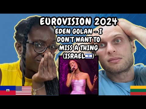 Eden Golan - I Don't Want To Miss A Thing Reaction (Israel🇮🇱 Eurovision 2024) | FIRST TIME LISTENING