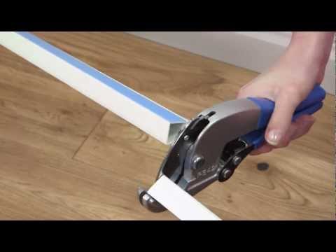 D-Line Quarter Round Trunking Rachet Cutter How-to
