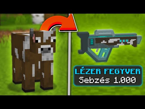 Minecraft But MOBS THROW WEAPONS 🔫😬