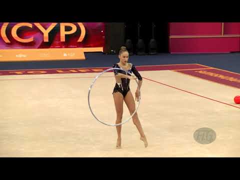 SKITTIDI Viktoria (CYP) - 2019 Rhythmic Worlds, Baku (AZE) - Qualifications Hoop