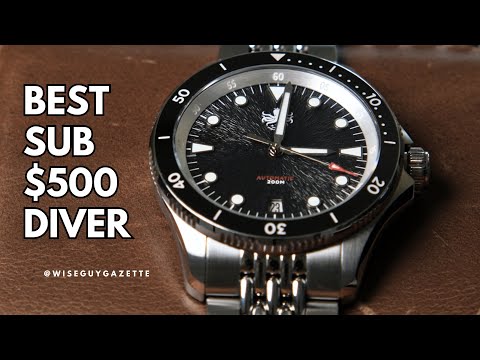 Phoibos Delphinus Full Review - The Best Dive Watch under $500 for Small Wrists