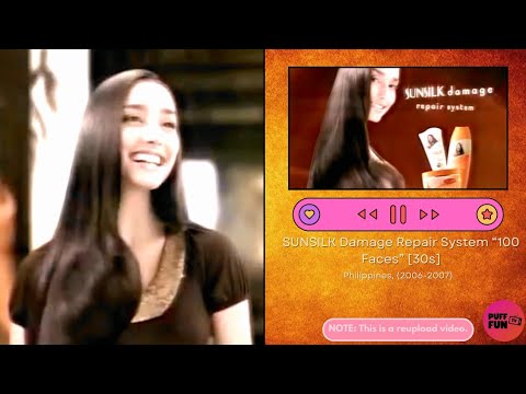 SUNSILK Damage Repair System “100 Faces” [30s] - Philippines, 2006-2007