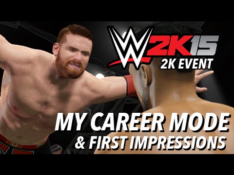 WWE 2K15 - My Career Mode! (Details & first impressions after playing the mode)