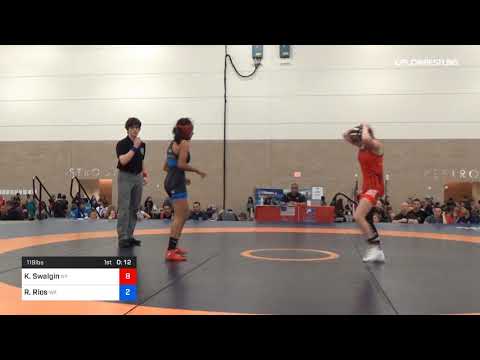 119 Lbs 3rd Place Kaylee Swalgin Team New York Vs Ruby Rios Team Washington