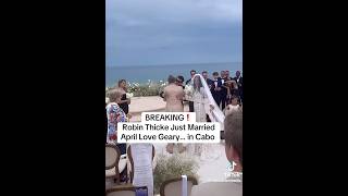 Robin Thicke finally gets married again