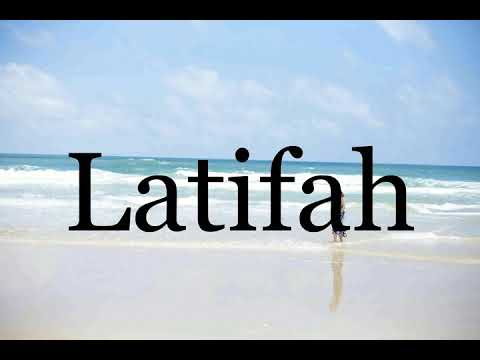 How To Pronounce Latifah🌈🌈🌈🌈🌈🌈Pronunciation Of Latifah