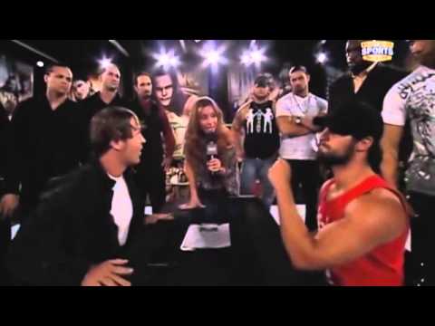 Jon Moxley vs Seth Rollins: Contract Signing ends in a stand-off.