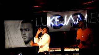 Luke James performs "I want you" on Valentines Day in New O