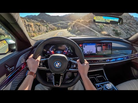 2023 BMW i7 xDrive60 - POV First Drive (Binaural Audio)