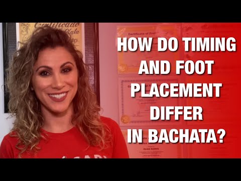 HOW DO TIMING AND FOOT PLACEMENT DIFFER IN BACHATA? Beginners Bachata Course: Priority - 9 of 13
