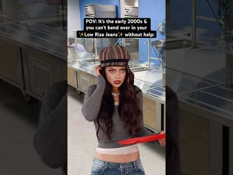 POV: It’s the #early2000s & you can’t bend over in your Low Rise Jeans without help. #nostalgia