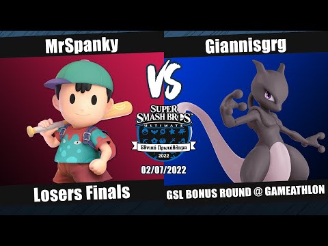 GSL22BR - LF - MrSpanky (Ness) vs Giannisgrg (Mewtwo) - Super Smash Bros. Ultimate