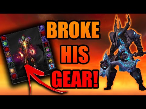 I BROKE HIS GEAR BY DOING TOO MUCH DAMAGE!!! | Patch 10.1 Dragonflight FURY WARRIOR PVP