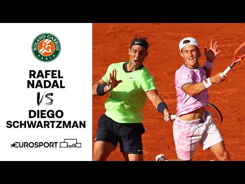Rafael Nadal vs Diego Schwartzman | 2021 Roland Garros | Quarter-Final | Tennis | Eurosport