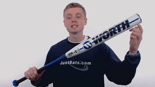 Batte De Softball Worth LEGIT XL EXTREME COMP – 34 Pouces, 27 Oz – Slowpitch USSSA