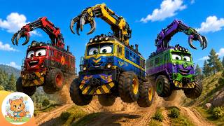 Download lagu Kereta Api Lucu Nakal 🚂 😆 - Lagu Anak Balita Lucu Animasi 3D | Roda Roda Bus Berputar mp3