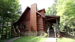 preview picture of video 'A Peaceful Retreat Smoky Mountains Cabin Rental near Pigeon Forge - Cabins USA 2013'