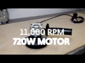 MAKITA kampinis šlifuoklis 115mm 720W GA4530R
