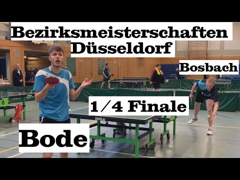 1/4 Finale L.Bosbach(2201TTR) : B.Bode(2126TTR) | Bezirksmeisterschaften Düsseldorf