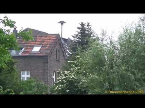 Sirenenprobe in Widdig am Rhein - E57-Sirenen heulen zur Probe