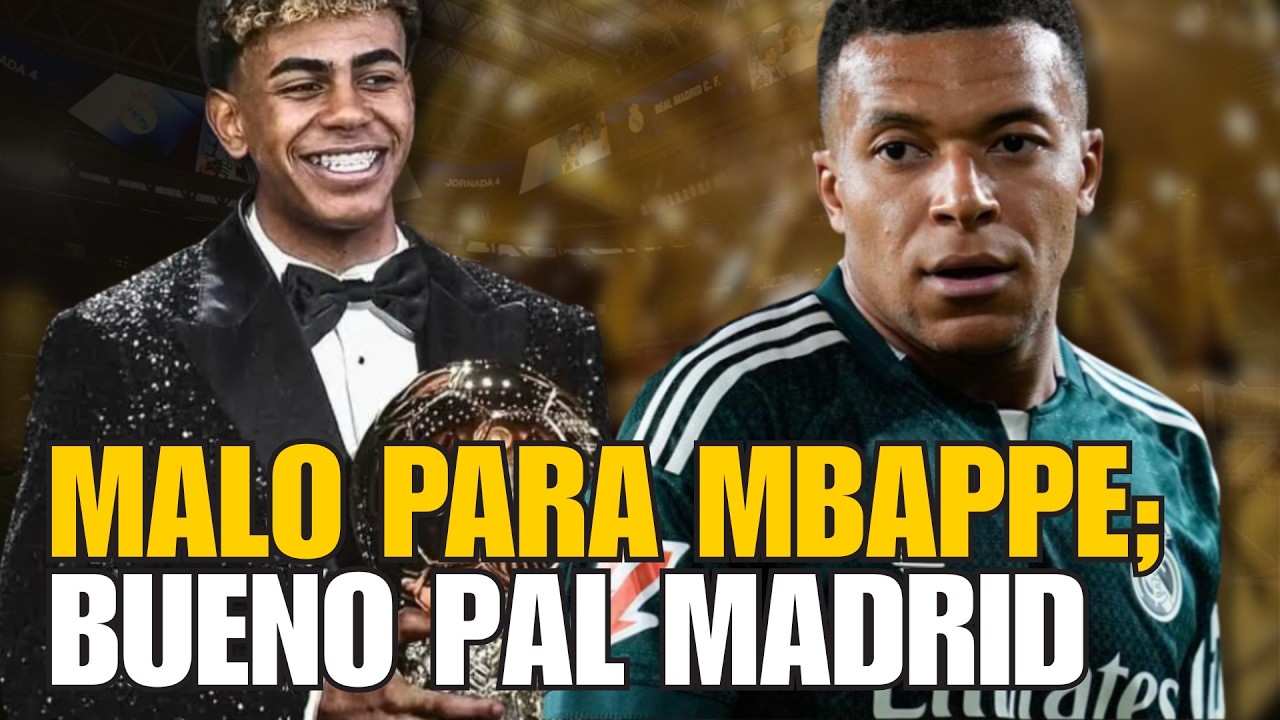 LAMINE GANARÍA EL BALÓN DE ORO: Que se jo** Mbappe y bueno para el Madrid